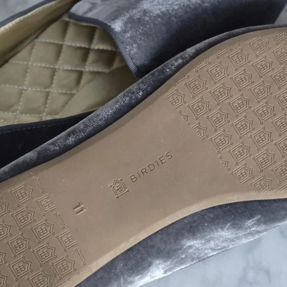 Birdies Powder blue ladies smoking loafer - Picture 6 of 8